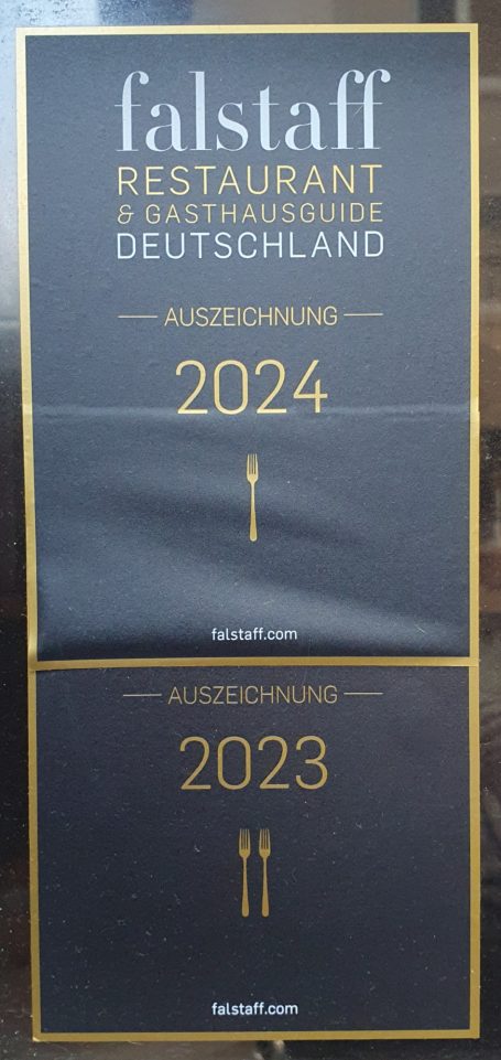 Auszeichnung von Falstaff für Mimi e Rosa Vino e Cucina, Italienisches Restaurant in Duisburg, Trattoria, Weinbar, Naturweinbar
